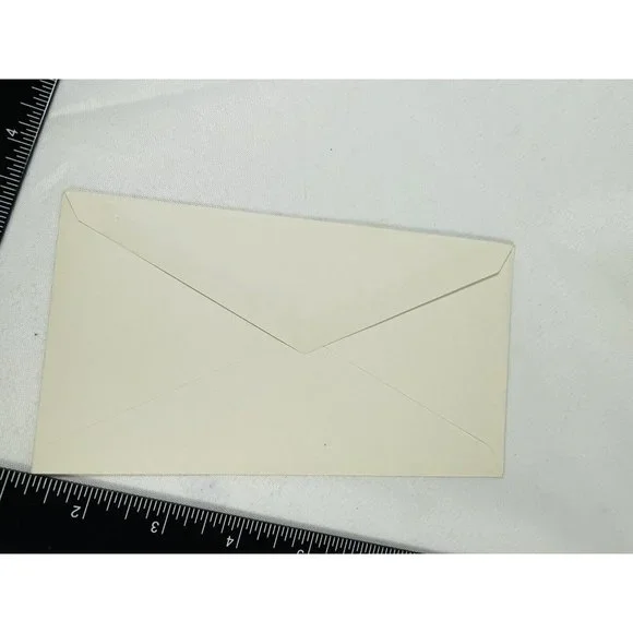 Vintage Greeting Card Hello And Best Wishes Amalgamated Lithographers W Glitter - Picture 7 of 10